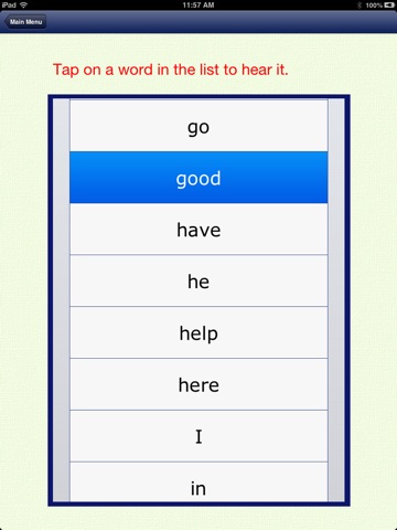 Sight Words Level 1 screenshot 3