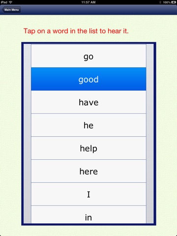 Sight Words Level 1 screenshot 3