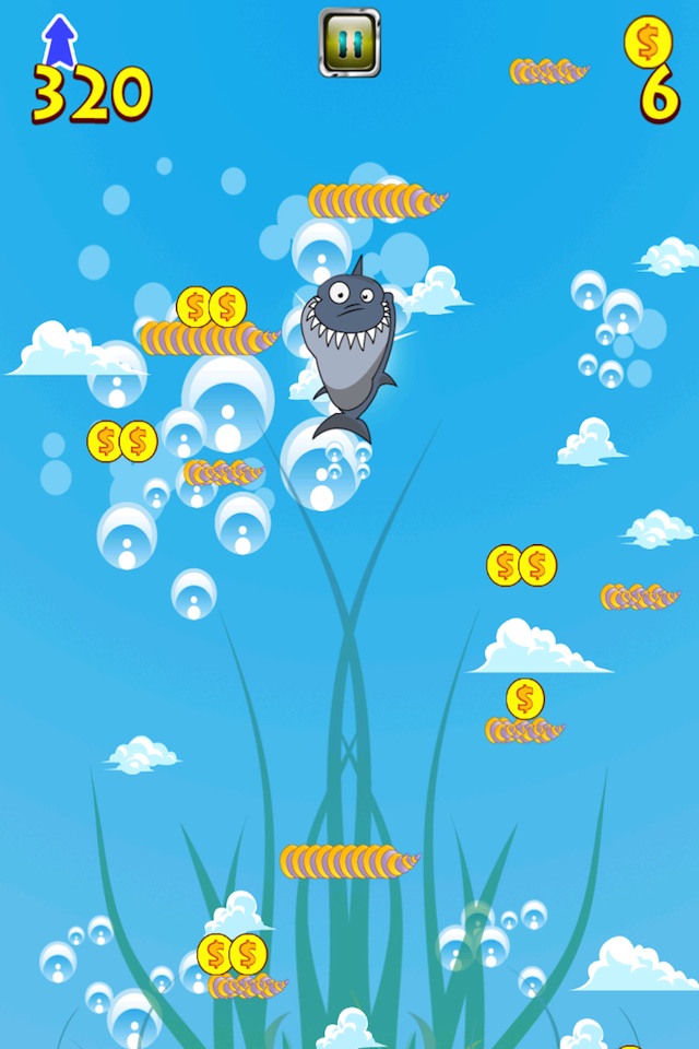 A Shark Jump Free Game - Underwater Bubble Attack of the Submarines Adventure screenshot 2