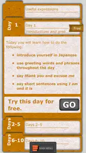 Get Talking Japanese in Ten Days screenshot #2 for iPhone