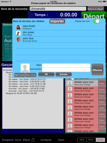 Swimming Coachs Clipboard iPad screenshot 3