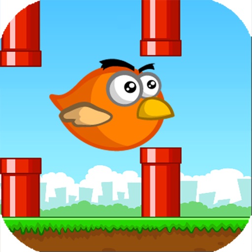 Maria Nguyen - A bird flying race through time and obstacles. iOS App