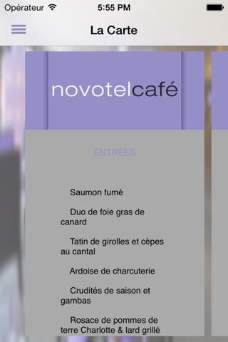 Novotel Café – Poitiers – Site du Futuroscope screenshot 3