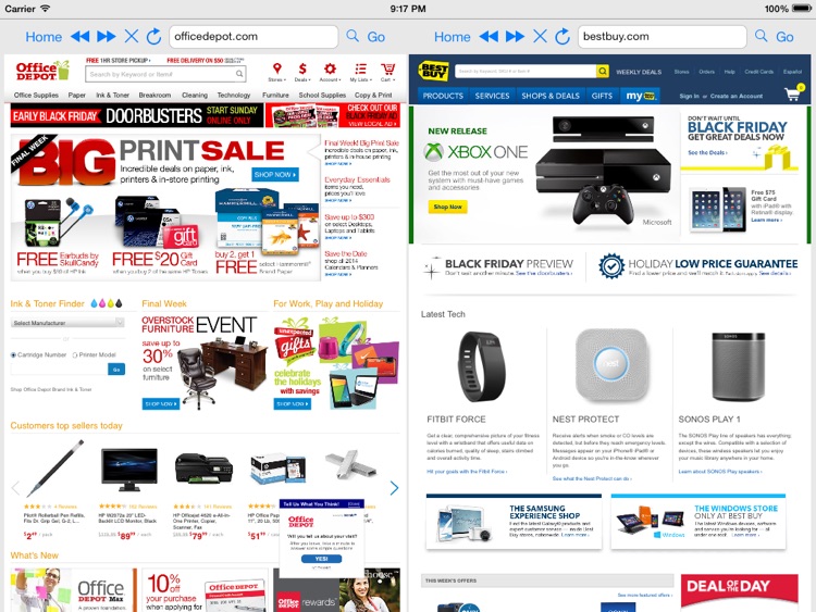 Split Screen Browser Pro screenshot-3