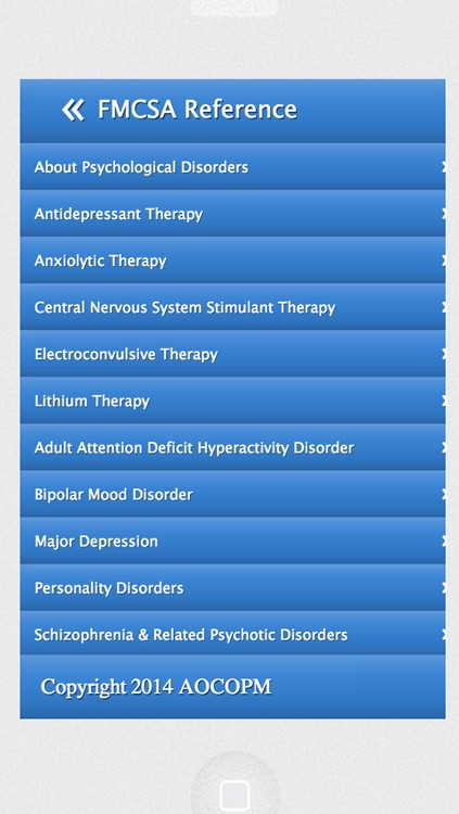 FMCSA Medical Reference