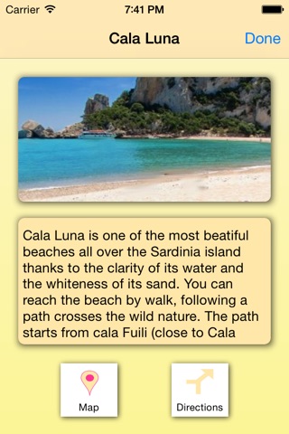 Beach Finder Sardinia screenshot 3