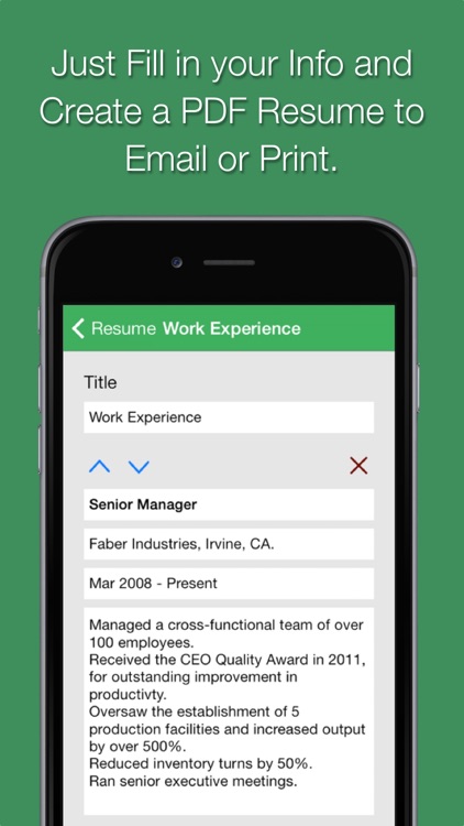 Smart Resume Pro screenshot-3