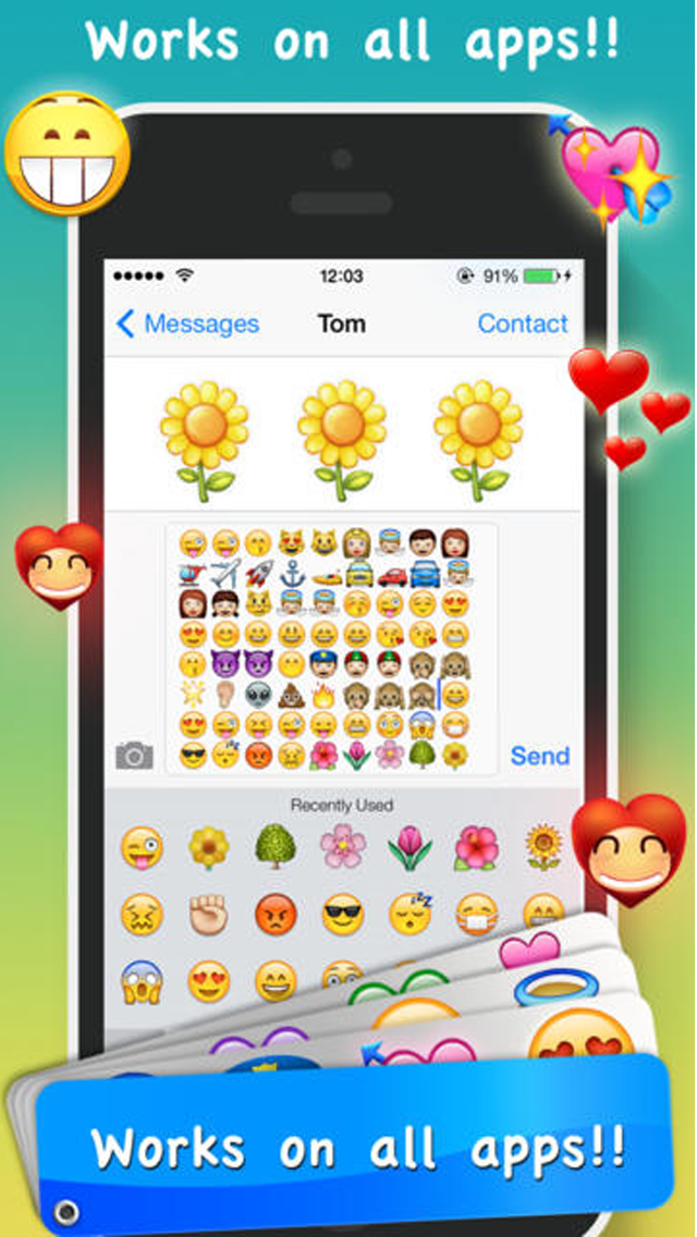 Emoji Emoticons & Animated 3D Smileys PRO - SMS,MMS Faces Stickers for WhatsAppのおすすめ画像2