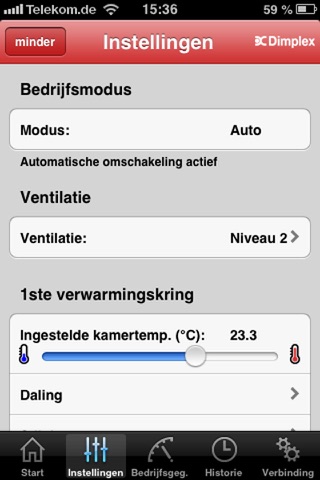 HeatPumpApp screenshot 2