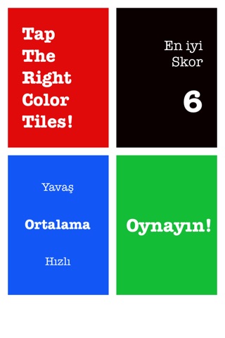 Tap The Right Color Tiles! (TTRCT!) - A reflex & brain testing game. screenshot 2