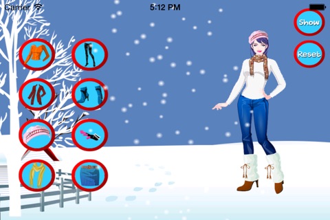 Winter Dressup - Free Girls Game screenshot 3