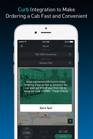 Quxsi - Which is cheaper, UberX or a Taxi screenshot 3