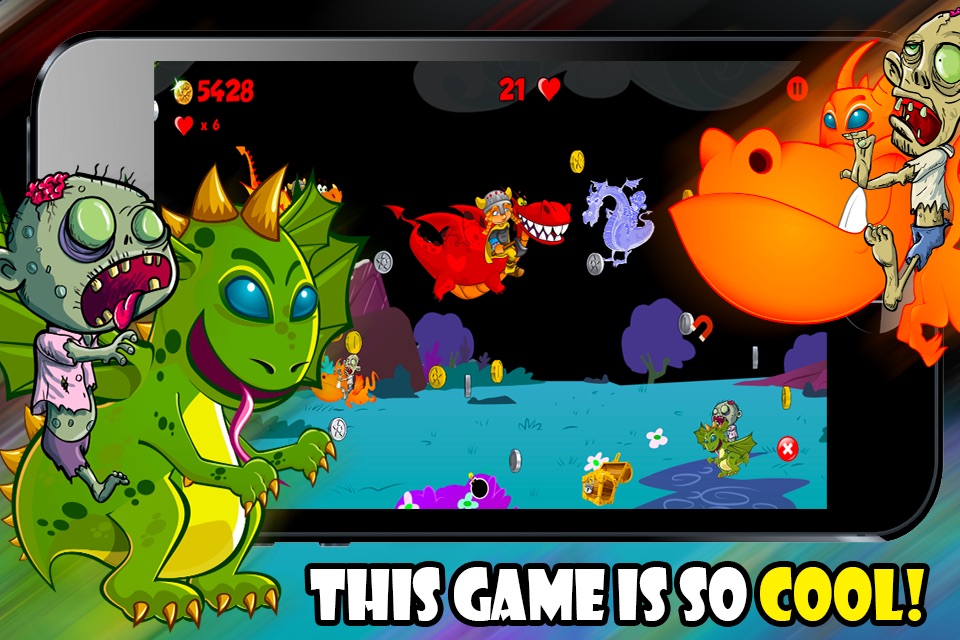 A Zombie Dragon Rider in The City : FREE Flying & Shooting Multiplayer Games - By Dead Cool Apps screenshot 4