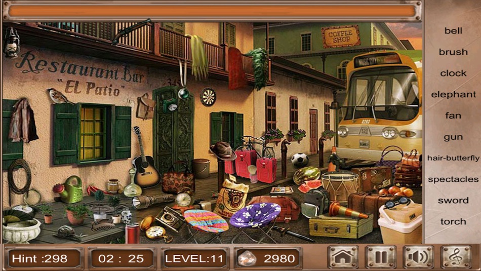 #3. Hidden Objects Game (iOS) Podle: rinku patel