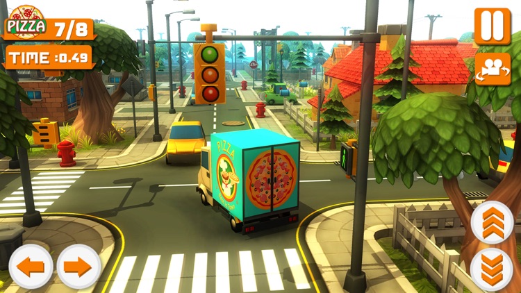 Blocky Truck Pizza Craft 3D screenshot-3