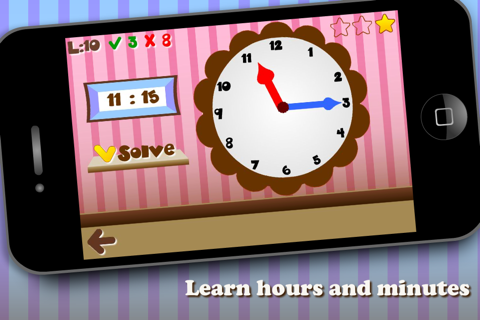 What’s time? Telling & Learning Time for Kids — Fun game: Learn how to tell time with interactive Analog clock screenshot 4