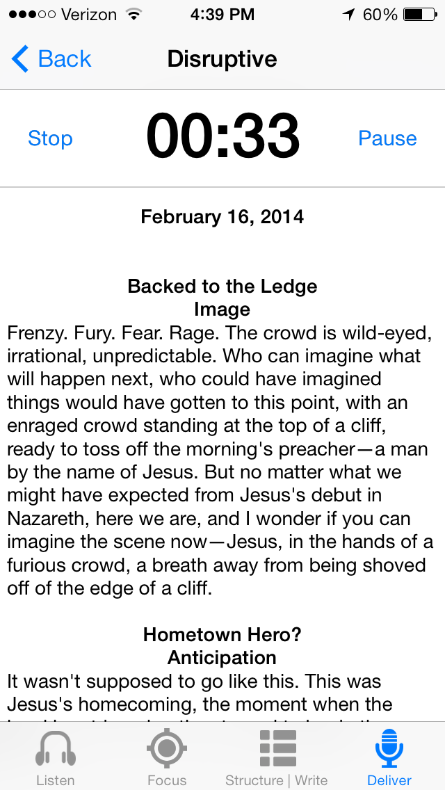 Sermon Design Screenshot