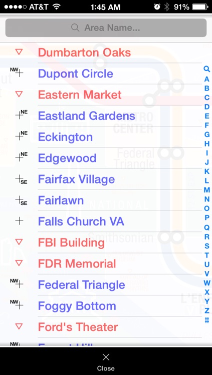 KickMap Washington DC Metro screenshot-4