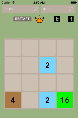 2048 パズル 無料 簡単版 512のおすすめ画像1