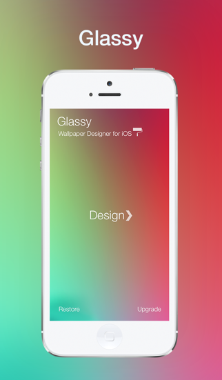 glassy wallpaper & screen designer - design custom wallpapers for iphone iphone screenshot 1