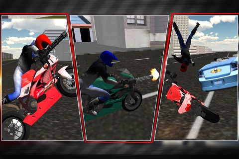 Motor Bike Rider Death Race 3D Free Game for Fun screenshot 2