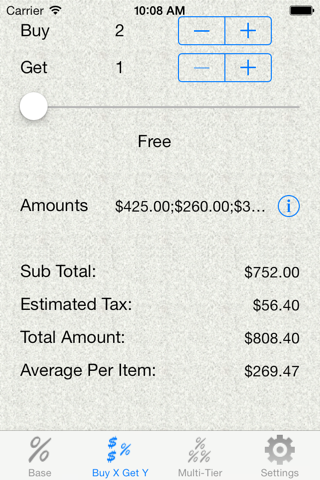 Multi Discount Calculator screenshot 2
