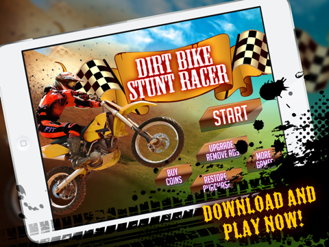 Extreme Motocross Trials: Mad Dirt Bike Monster Stunt Riderのおすすめ画像1