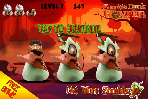 Zombie Duck Hunter - Chase the Beard, Save Phil Free Game screenshot 2