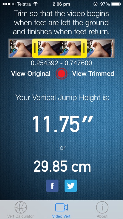 Vertical Jump Calculator screenshot-3