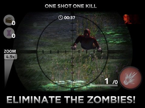 Screenshot #4 pour Zombies bataille Shooter 3D Appel de tuer Effrayant Morte Armée Zombie