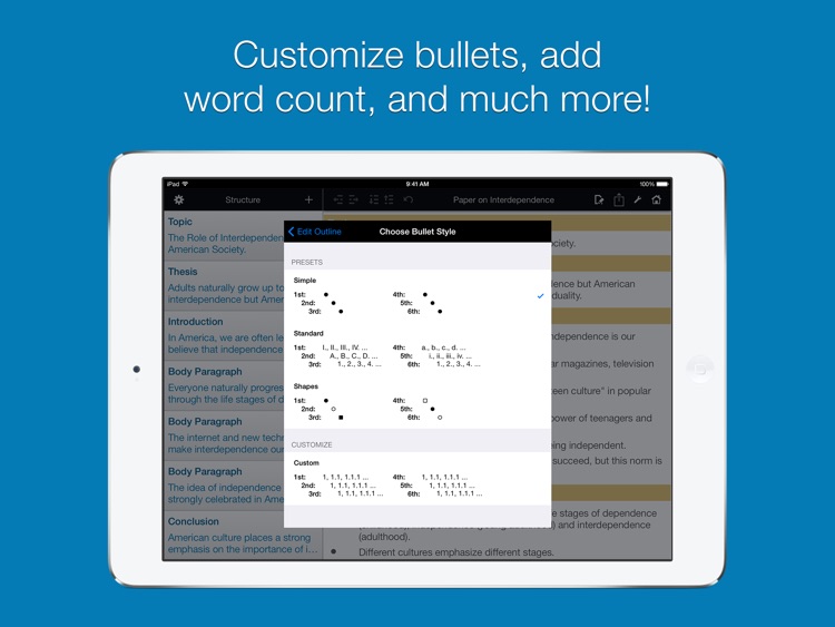 Outline Pro for iPad screenshot-4