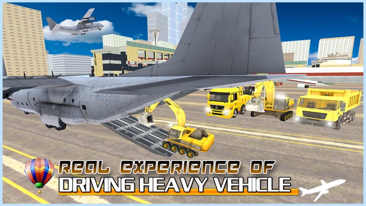 Cargo Plane Heavy Machine - Heavy Machinery Transport Flight Simulator