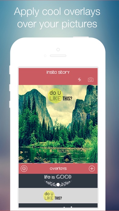Screenshot #2 pour InstaStory - Funny overlays for your pictures, share them to your friends!