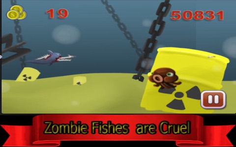 zombie fish : jaws against underwater mutants shrimp resistance! screenshot 4