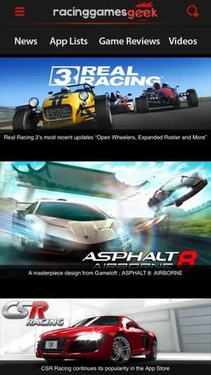 Racing Games Geek(圖2)-速報App