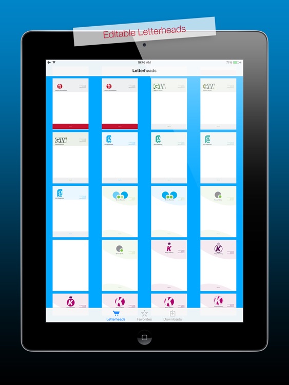 Letterheads HD for Adobe InDesign® - Editable Royalty-Free Templates