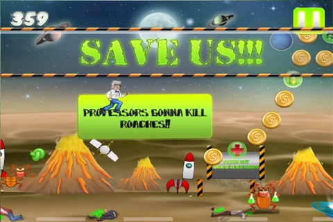 Galaxy Streaker- Universe Defender Against Rise of Toxic Cockroach Nation screenshot 3