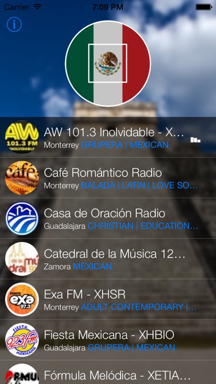 Mexico Radio - Tunein to live Mexican radio stations (México)