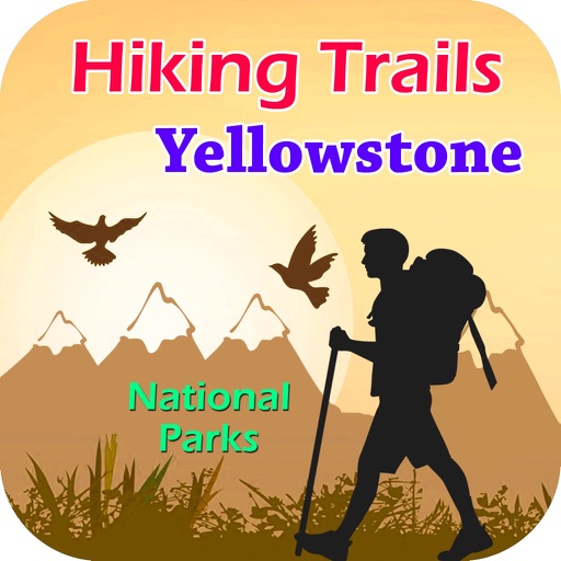 Hiking Trails Yellowstone National Park icon