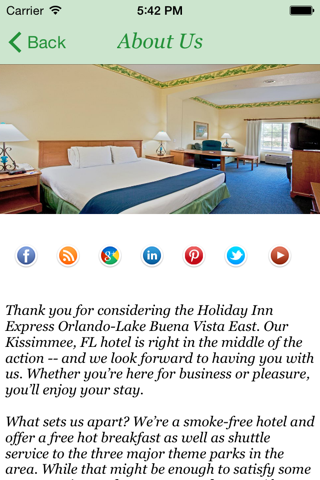 Holiday Inn Express and Suites Orlando screenshot 2