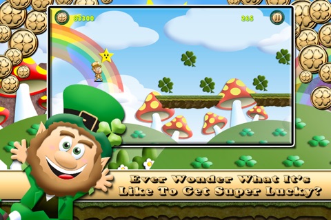 Super Leprechaun's Gold Rush - Rainbow World Mayhem Free screenshot 2