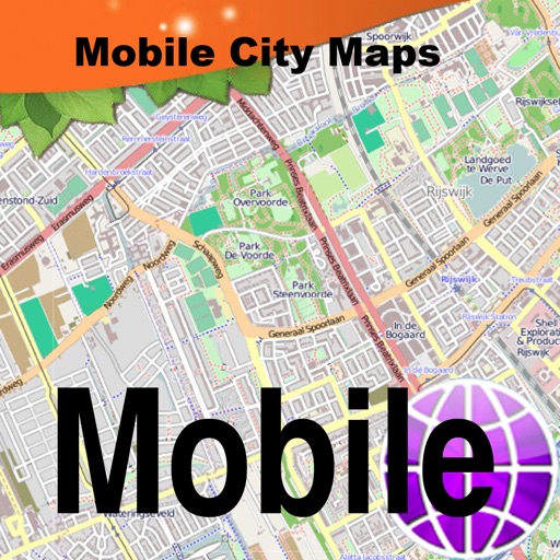Mobile, Alabama, Street Map icon