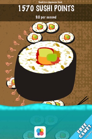 A Chop Chop Sushi Bar Maker FREE -  Happy Tap's Game screenshot 3