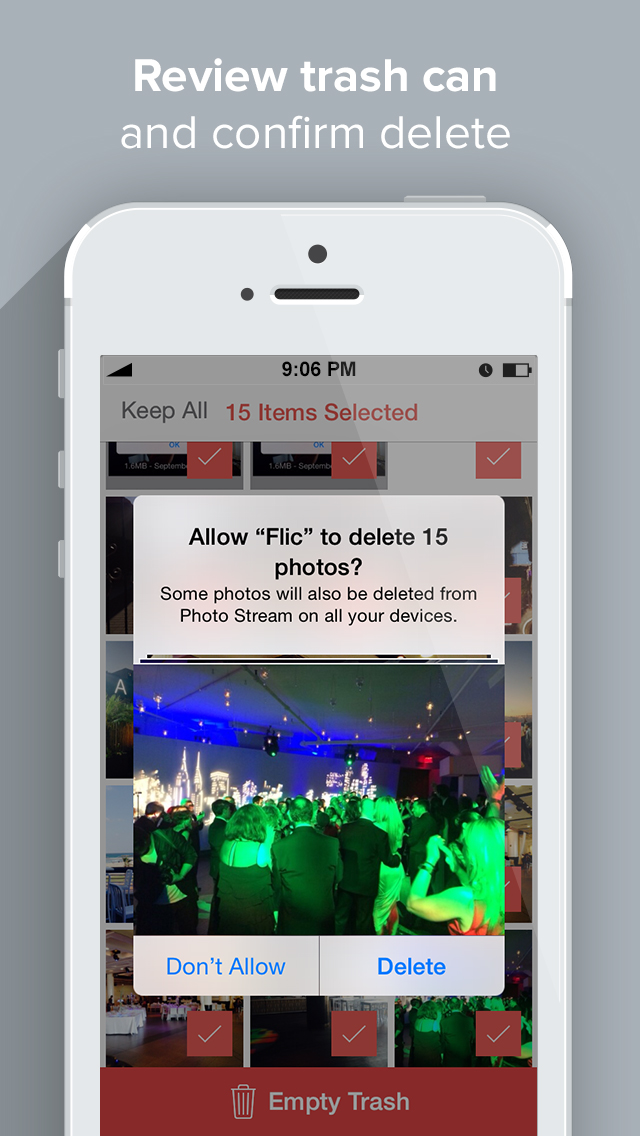 Flic  Delete and Manage Photos