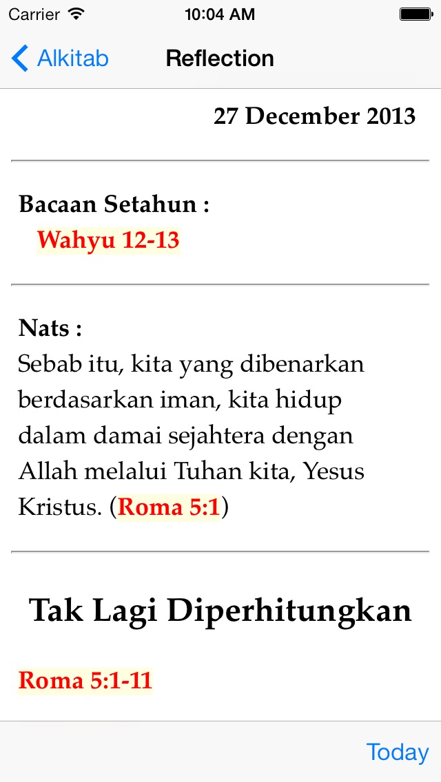 Alkitab iPhone Alkitab iPhone
