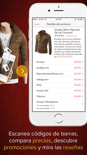 Captura de pantalla de Scanify - Escáner De Códigos De Barras, Asistente De Compras, Y Lector Y Generador De Código QR en iPhone 2