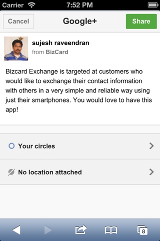 BizCard Exchange screenshot 4