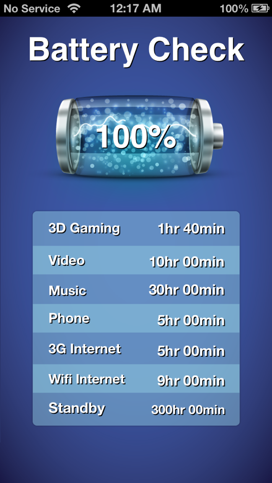 Battery Check Lite (iOS) 由: 30 South LLC Battery Check Lite (iOS) 由: 30 South LLC