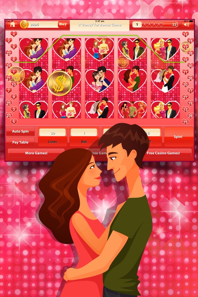 Lovers Strip Tease - Fun Adult Slot Game screenshot 2