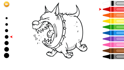 Screenshot #1 pour Chien & Chiot Coloriage Dessin Jeux Enfants